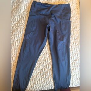 Blue Athletic Leggings